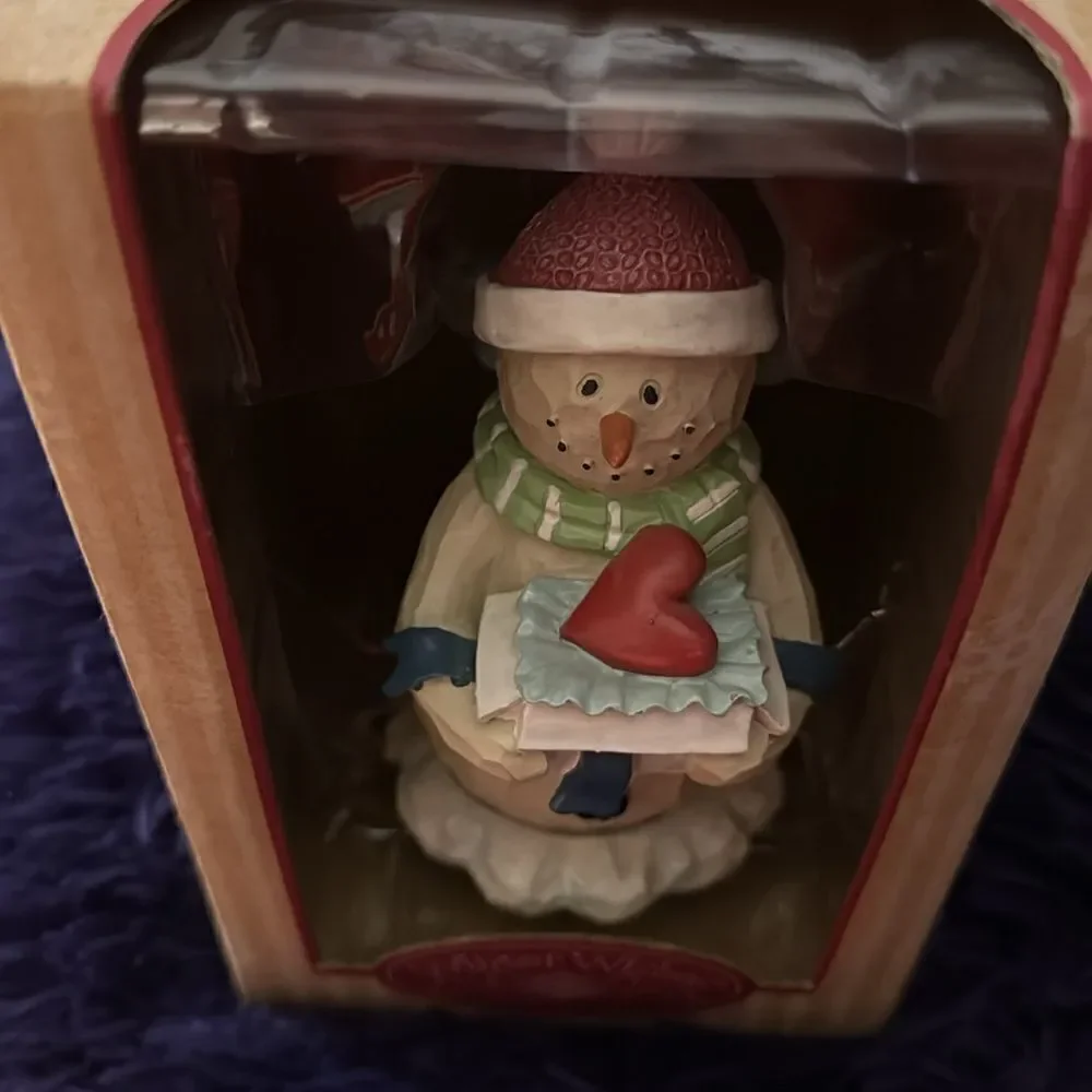 winter wishes baked with love figurine